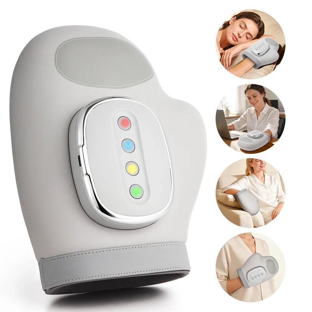 Electric Air Pressure Hand Massager – Finger Airbag Compress Thumb Acupoint Palm Kneading Glove 2026