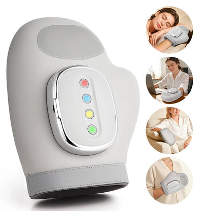 Electric Air Pressure Hand Massager – Finger Airbag Compress Thumb Acupoint Palm Kneading Glove 2026