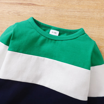Additional gallery view 10 of baby boys printed long sleeve top and pants set