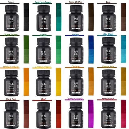 Leather Dye Set for DIY Leather Craft - Fall 2026 Trend Eco Friendly Dye Kit for Projects