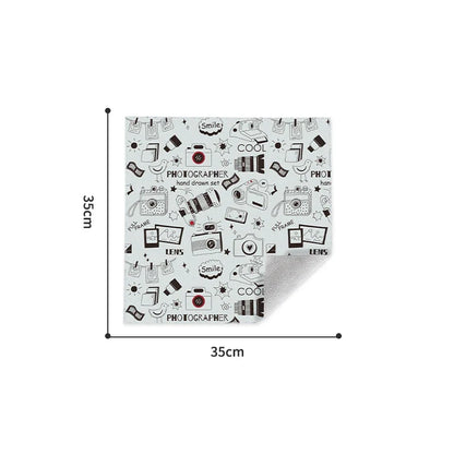 Magic Cloth Makeup Bag - Portable Camera Lens Wrapping Storage, Self-adhesive Organizing Bag