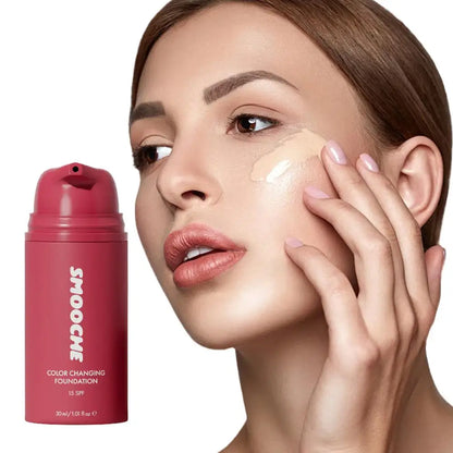 Color Changing Foundation 30ml – Self-Adjusting Shade Cream Flawless Coverage TikTok Viral 2026