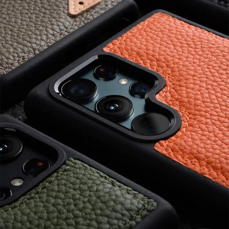Leather Phone Case S22 Luxury Cover Fall 2025 Protection