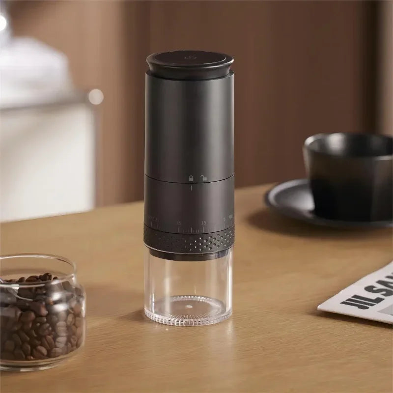Electric Coffee Grinder 1500mAh Conical Burr Rechargeable Externally Adjustable Fall 2025 Uniform Grind Espresso And Drip