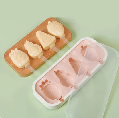 Variant image for Silicone Mini Popsicle Molds Set for Kids, BPA Free Reusable Ice Pop Maker, Easy Release and Dishwasher Safe-10