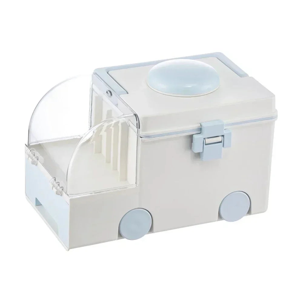 First Aid Kit Large Capacity Portable Medicine Storage Box Emergency Preparedness Fall 2025 Secure Latch