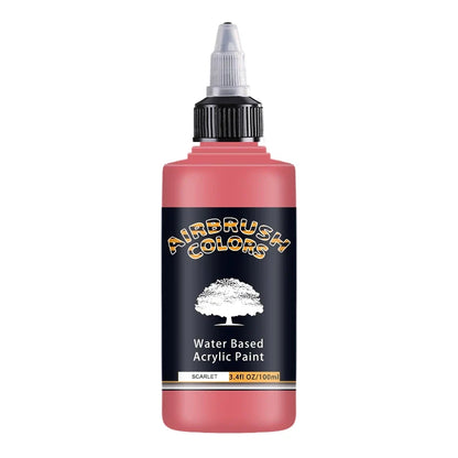 Airbrush Acrylic Paint Matte Inks Water Based Easy to Clean 32 Color Set 100ml Bottles For Model Hobby TikTok Viral Craft Trend 2026
