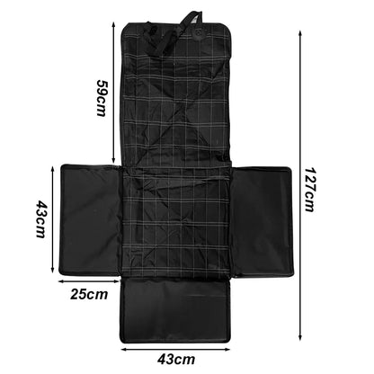 Dog Car Seat Cover Hammock Pet Carrier - Waterproof Travel Seat Protector Road Trip 2025 Secure Cushioned Space