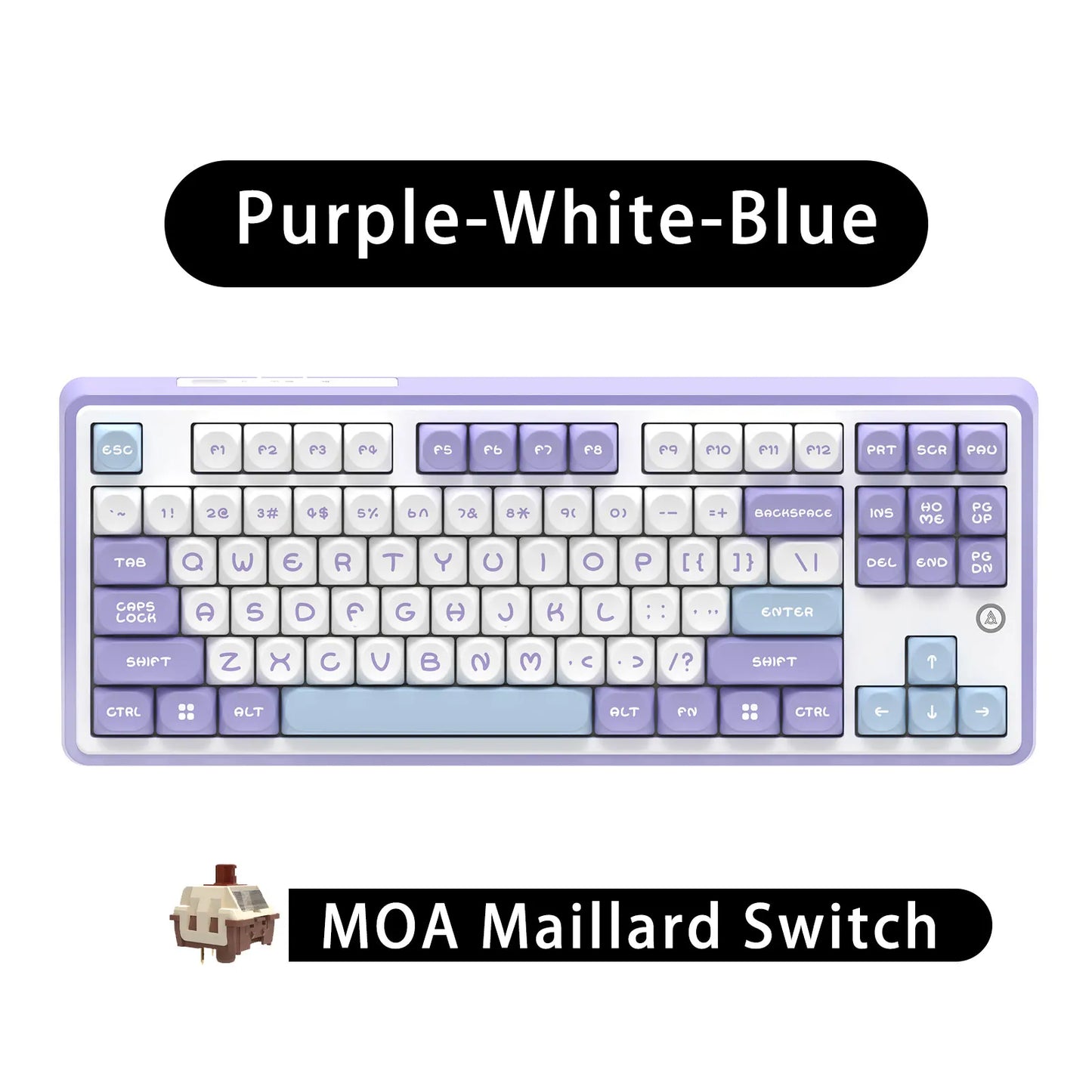 Mechanical Keyboard 87 Key Tri Mode RGB Hot Swappable