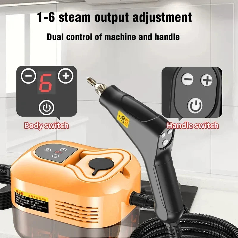 Handheld Steam Cleaner 110V 220V Portable High Temperature Steam For Car Sofa Curtains Fall 2026 Home Cleaning Trend