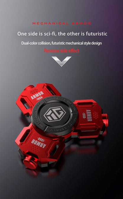 Glow Fidget Spinner Alloy EDC Long Spin Stress Relief