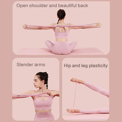 Resistance Bands - Yoga Stretch Fitness Band For Chest, Arm and Shoulder Exercises, Portable Home Workout 2026