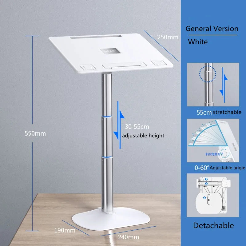 Adjustable Aluminum Laptop Stand & Accessories - Portable Cooling Bracket for MacBook, Tablet