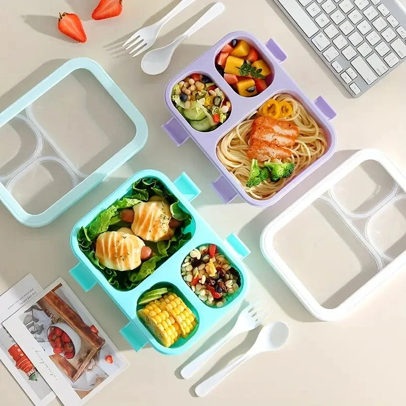 Bento Box Leakproof Lunch Box, Stackable Design With Carry Handles, Back To School 2026