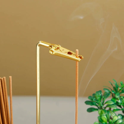 Incense Holder 2 in 1 Glass Ash Catcher Organizer Stand, Fall 2025 Home Decor, Anti Ash Clean Design
