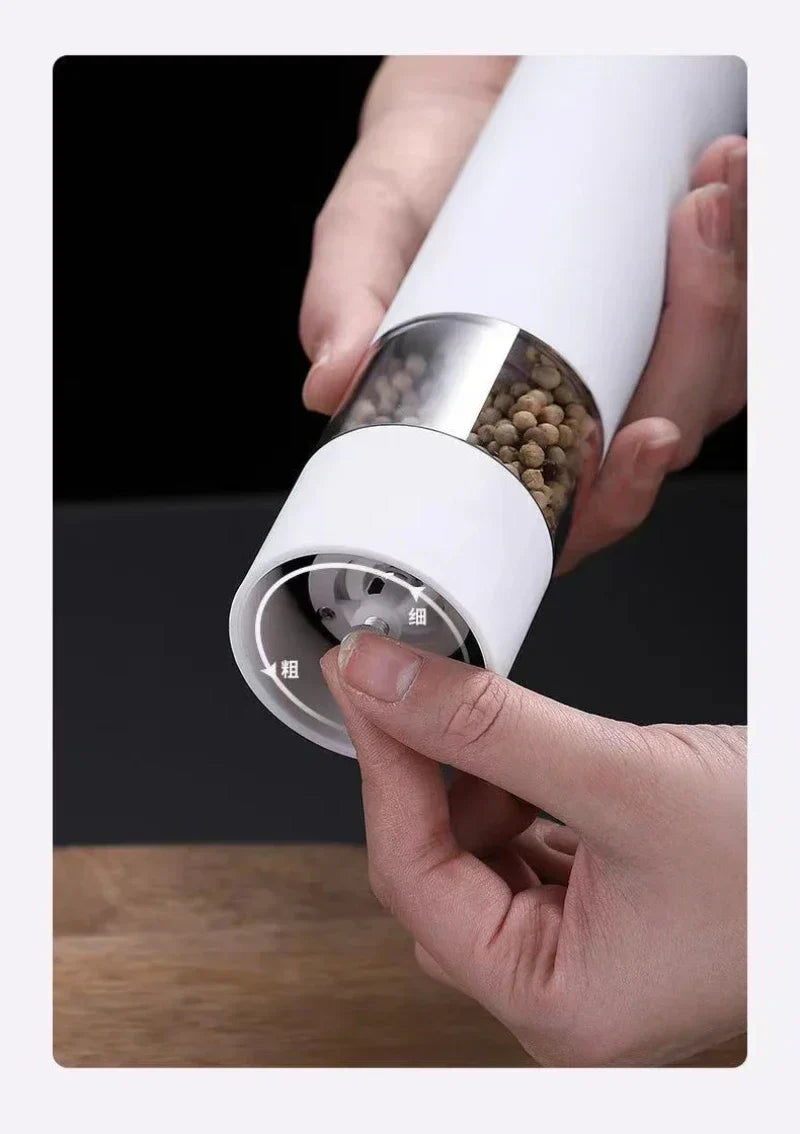 Electric Salt Pepper Grinder With LED Adjustable Coarseness