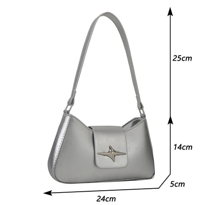 Shoulder Bag - Small Purse, Y2K Retro Style, Fall 2026 Trend, Daily Use Unisex Handbag Gift