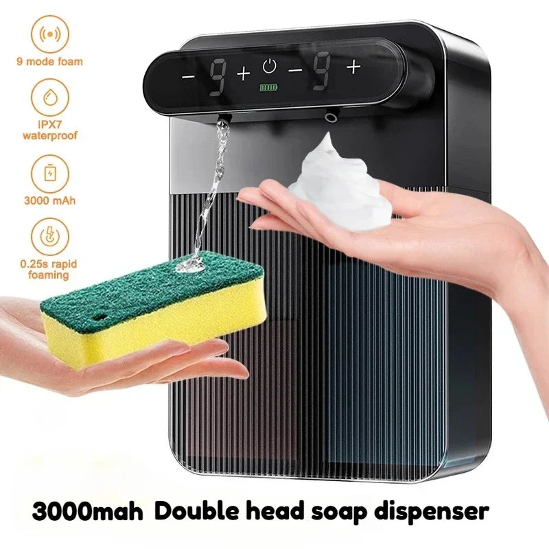 Automatic Soap Dispenser 3000mAh Wall Mount Touchless Foam And Gel Dispenser Fall 2025 Hygienic Handwashing