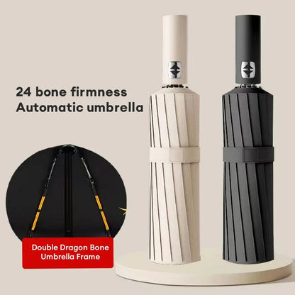Fully Automatic 24-Bone Umbrella for All Weather Protection