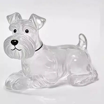 Dog Hair Keepsake Keychain Pendant Clear Resin Charm