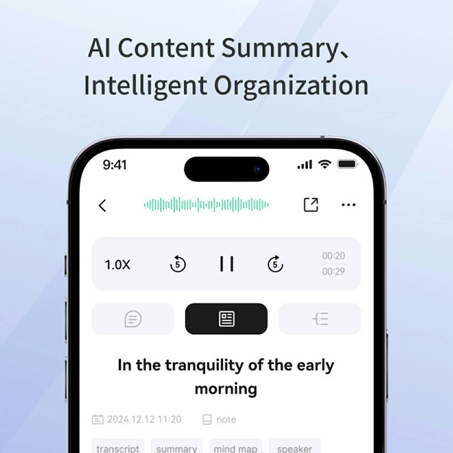 AI Voice Recorder with Transcription and Summarization - 135-Language Smart Notetaker for Meetings 2026