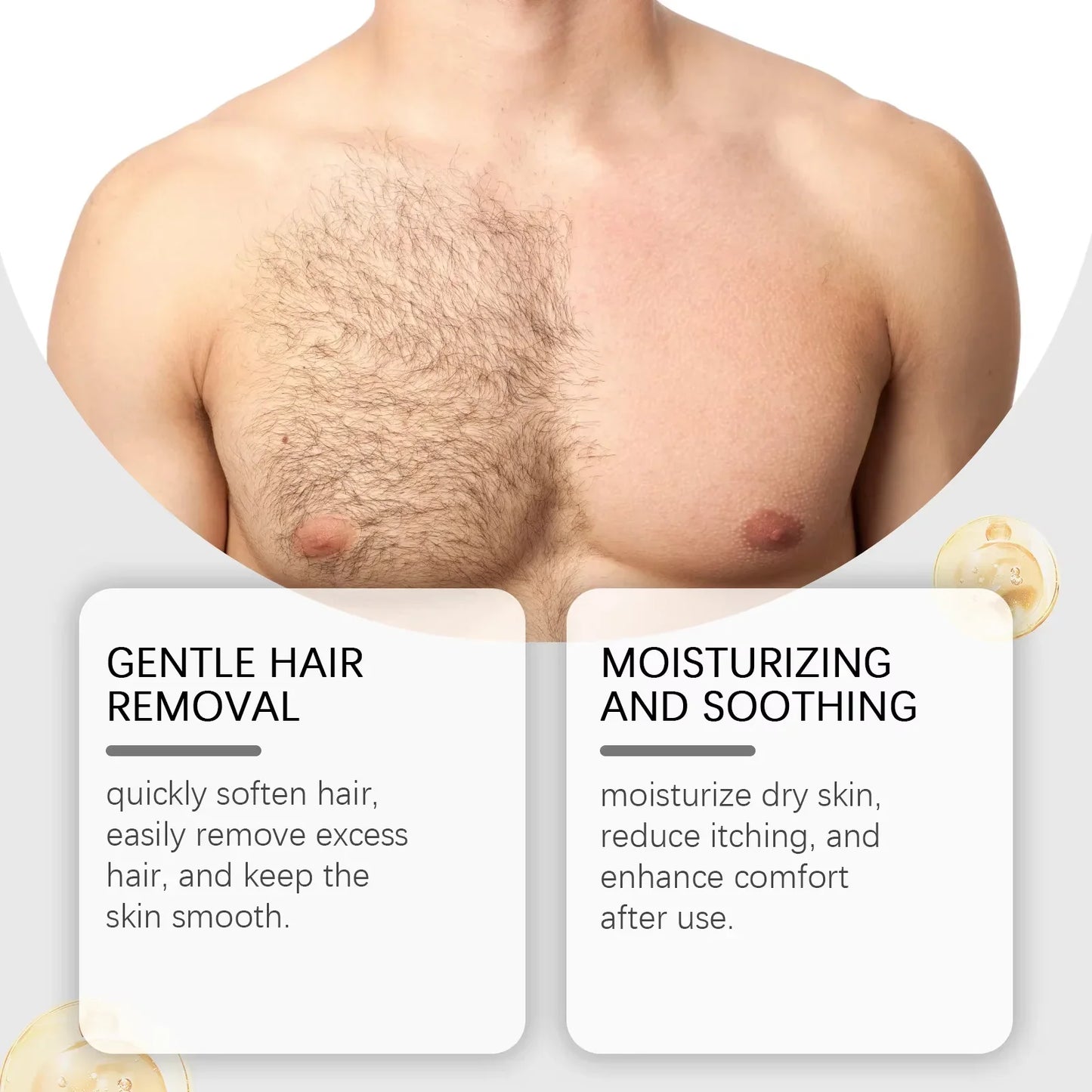 Hair Removal Cream 100g Intimate Areas Painless Non Irritating Beard Removal Grooming Trend 2026