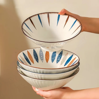 Ramen Bowl 8 Inch Porcelain Japanese Noodle Bowl Large