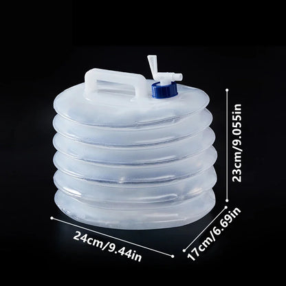 Portable Foldable Collapsible Water Bag 5–15L – Outdoor Camping Hiking Picnic Emergency Carrier 2026