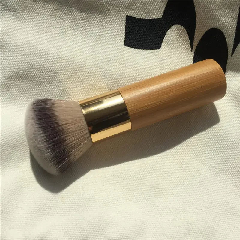 Airbrush Foundation Brush Bamboo Handle Makeup Brush Fall 2026 TikTok Viral Smooth Finish For Powder Bronzer Blush