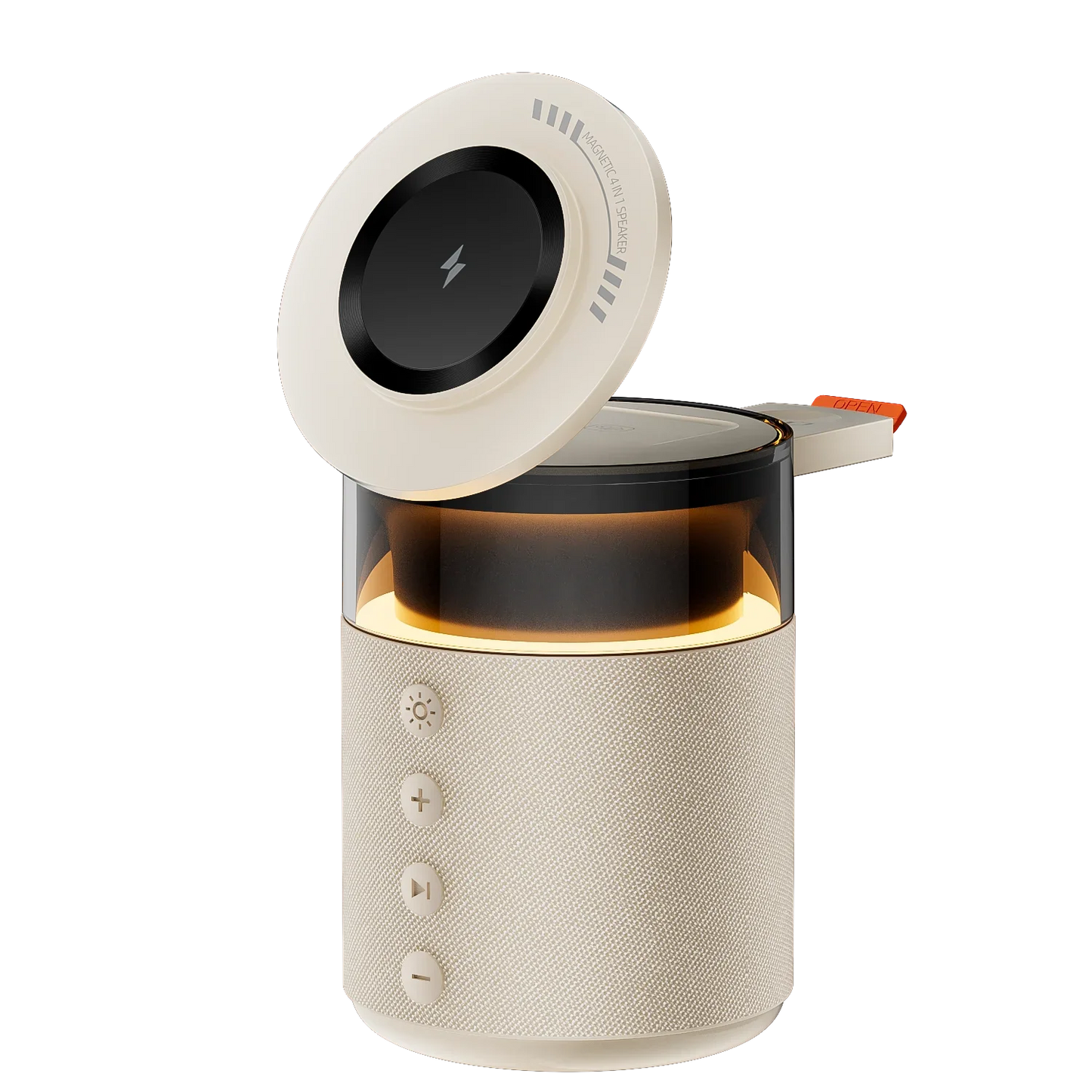 Wireless Charging Station 5 In 1 Magnetic Dock With Bluetooth Speaker Night Light Back To School 2026 Gift
