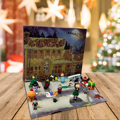 Advent Calendar 24 Days 3D Figures Christmas Countdown Gift