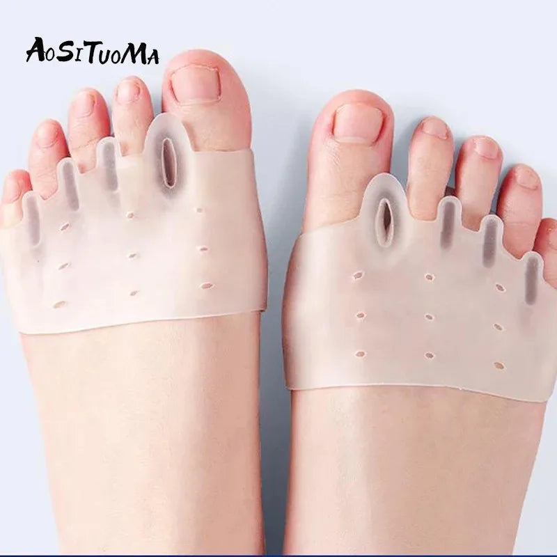 Silicone Front Foot Pads 2-Pack – Bunion Relief & Forefoot Cushion, Foot Support Home Use 2026