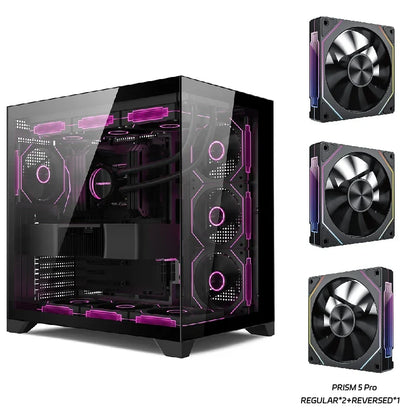 Gaming PC Case Dreamland Pro ATX Dual Glass 360mm Chassis