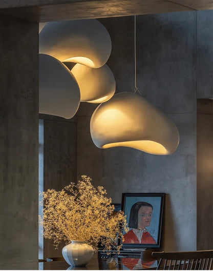 Japandi Pendant Ceiling Lamps Nordic Wabi Sabi LED Dining Room
