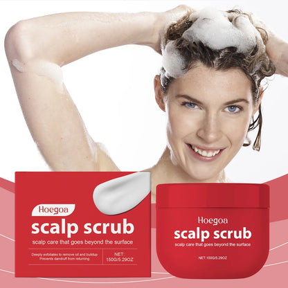 Scalp Scrub Exfoliating Shampoo Anti-Dandruff Deep Cleansing Nourishing All Hair Types