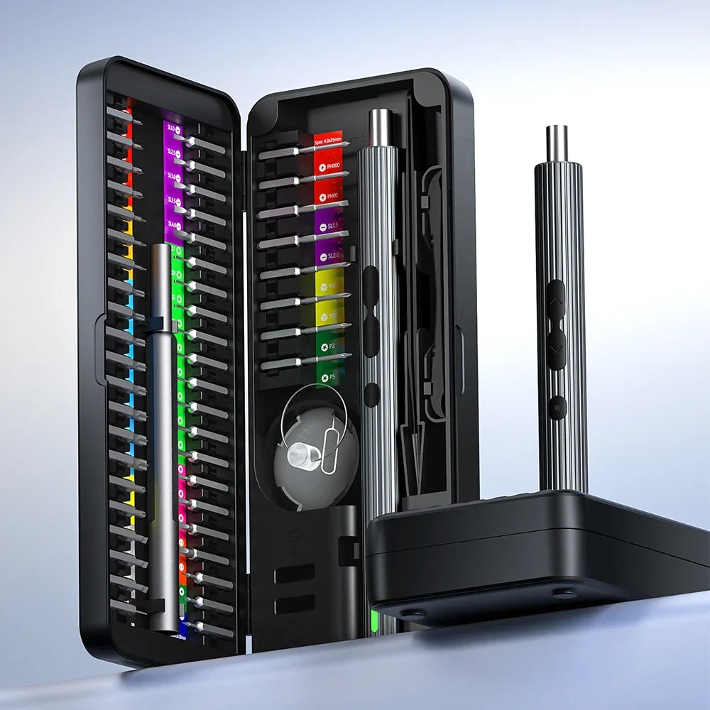 Electric Screwdriver 58-In-1 Rechargeable Precision Repair Kit Wireless Compact Tech Repair Fall 2025 Magnetic