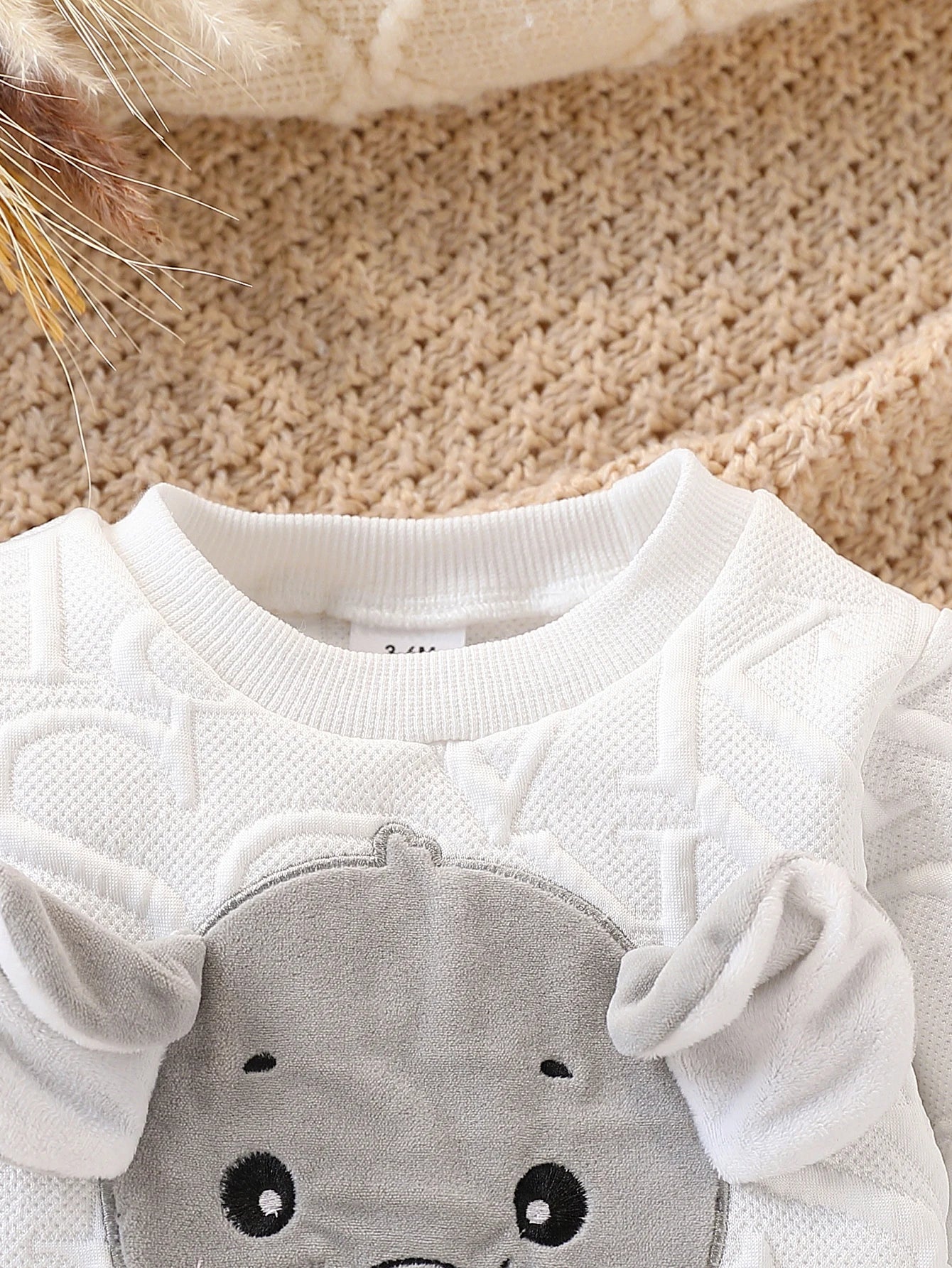 Distressed style joggers from baby casual outfit set