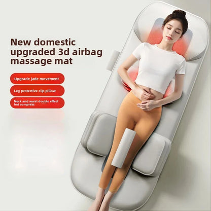 Full Body Massage Mat Electric Heat Kneading Neck And Lumbar Massager Relaxation Remote Control Fall 2026 Home Spa Trend
