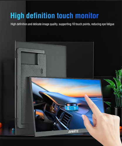 Portable 15.6 Inch Touch Monitor 1080p HDR Gaming On The Go