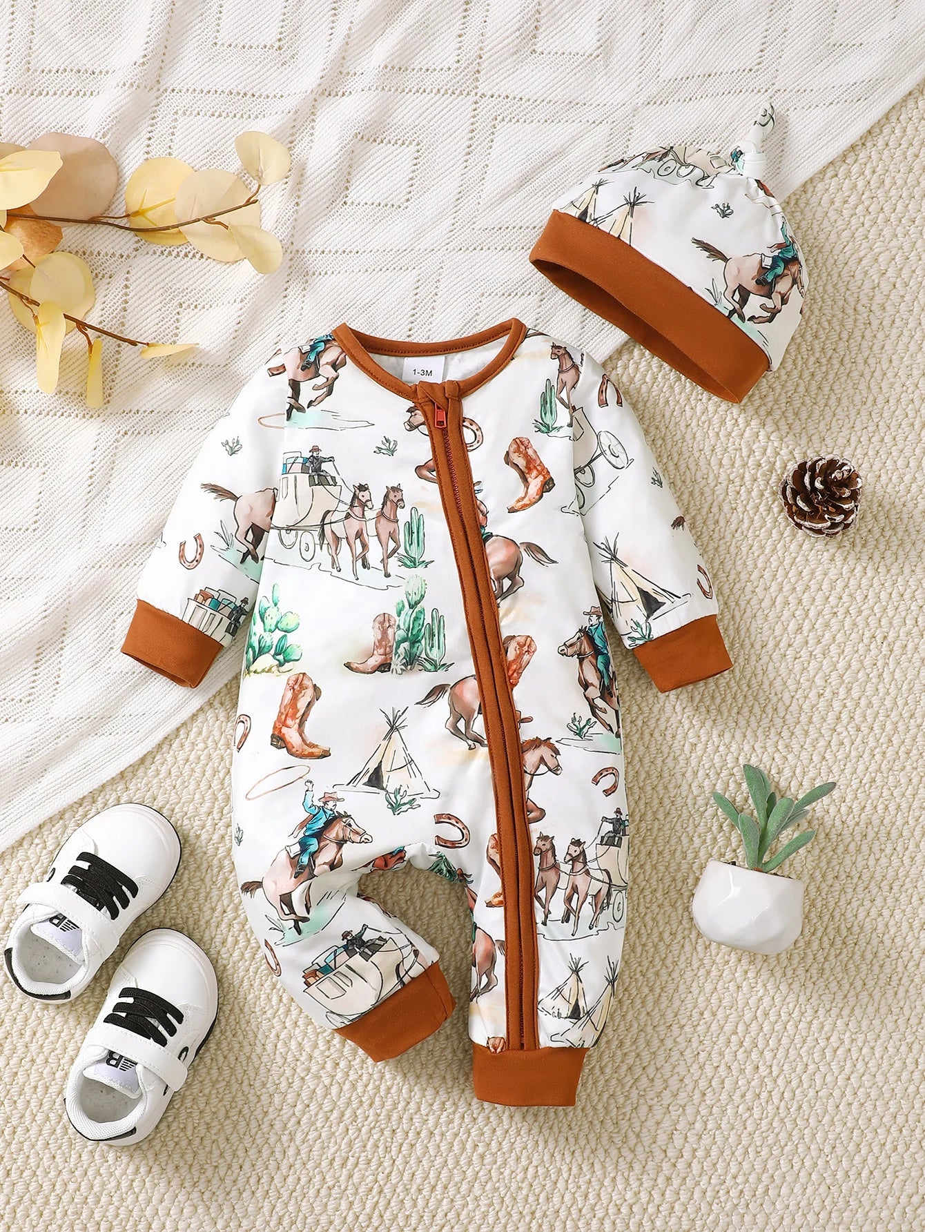 Baby boys casual fashion romper for autumn and winter