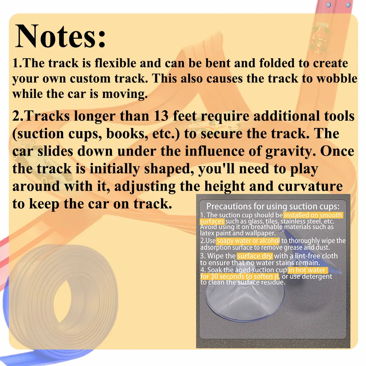 Flexible DIY Double Race Track Set Compatible 1/64 Cars – Kids Ramp Toy Back to School 2026