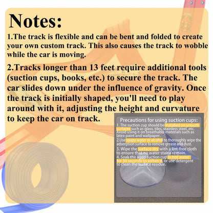 Flexible DIY Double Race Track Set Compatible 1/64 Cars – Kids Ramp Toy Back to School 2026