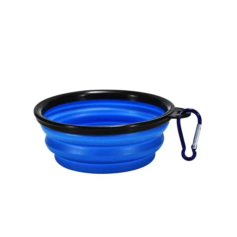 350ml Pet Folding Bowl - Portable Dog & Cat Food Water Bowl