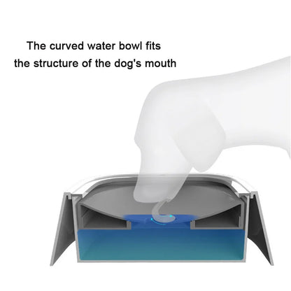 Pet Water Bowl Floating No Splash Dispenser Portable Travel Pet Bowl Summer 2025 Spill Proof Hydration