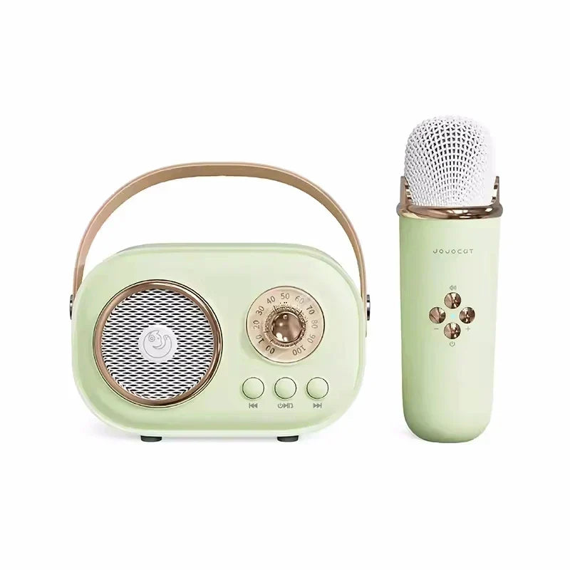 Karaoke Portable Bluetooth Speaker With Microphone Mini FM Radio Back To School 2025 Gift Idea