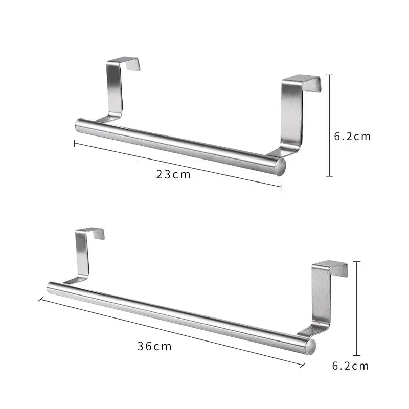 Stainless Steel Towel Rack Organizer - 3PCS Home Organizers for Bathroom & Kitchen, Wall Mounted