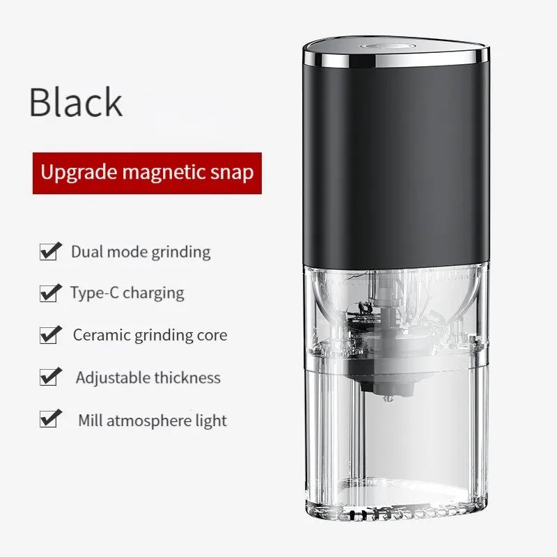 Coffee Grinder USB C Rechargeable Portable Electric Grinder Ceramic Core, Fall 2025 Fresh Home Espresso