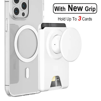 Magnetic Wallet With Expanding Grip For Phones Universal Card Holder Case Anti Scratch And Dustproof Back To School 2026