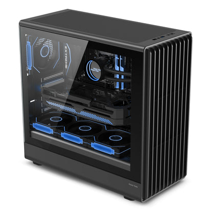 PC Case Glass Side ATX M ATX ITX Support 360mm Radiator