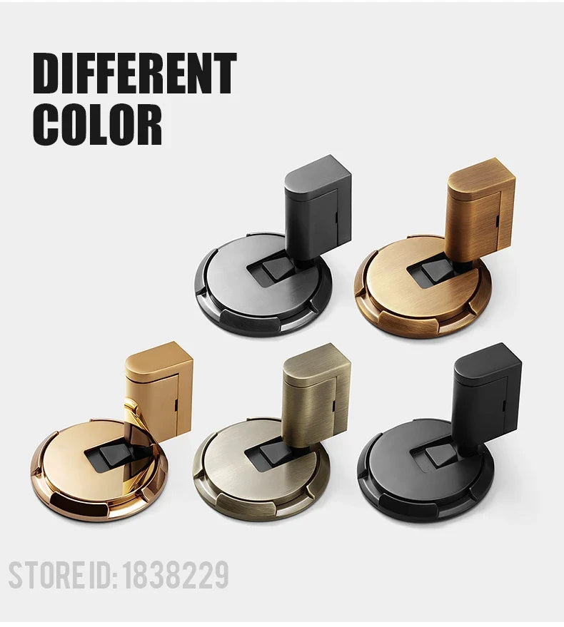 Magnetic Door Stopper Adjustable Heavy Duty No Drill